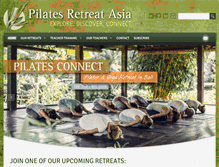 Tablet Screenshot of pilatesretreatasia.com